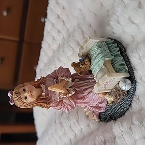 Boyds Bears "Yesterday's Child" Dollstone figurine titled "Alyssa, Bless Us All